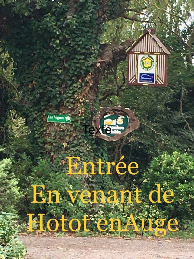 Bed and Breakfast La Ferme Des Vignes Hotot-en-Auge Esterno foto